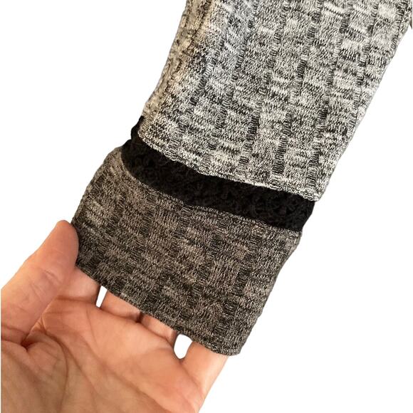 Robbie Bee Gray Cowl Neck Sweater Dress Knee Length Lagenlook Sz XL Career Fall - Picture 9 of 12